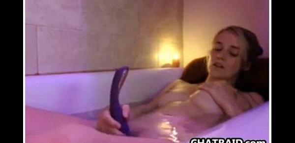  Teen Masturbates In The Bath Tub
